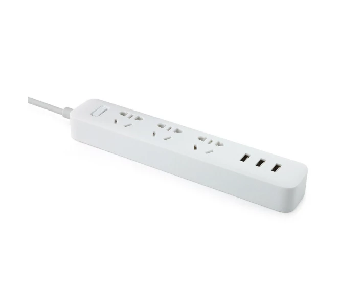 Фото - мережевий фільтр Мережевий фільтр Xiaomi Power Strip 3 розетки + 3 USB White