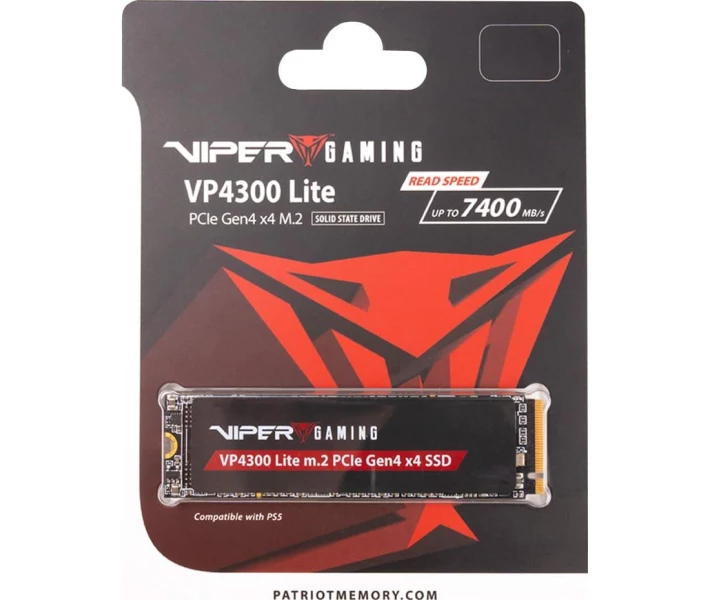 Фото - SSD-накопитель Накопичувач SSD Patriot m.2 NVMe 500GB VIPER VP4300L500GM28H (VP4300L500GM28H)