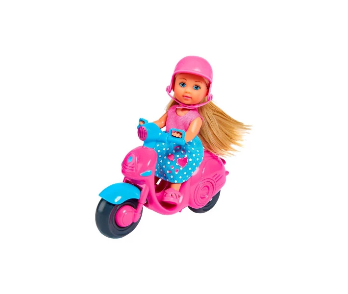 Фото - ляльки, набори для ляльок Лялька Simba Еві На скутері (5733345)