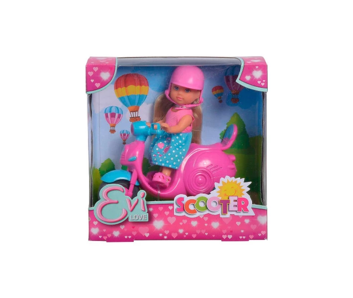 Фото - ляльки, набори для ляльок Лялька Simba Еві На скутері (5733345)