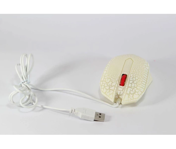 Фото - Мишки Комп'ютерна миша RIAS X10 дротова USB White (4_503980194)