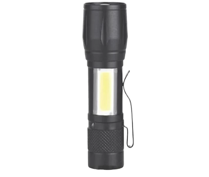 Фото - ліхтарик Ліхтар ручний Titanum T-01 USB 120 Лм водонепроникність ударостійкість Чорний (megT-01)