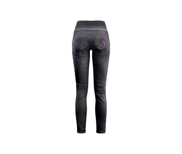 Фото - жіночі спортивні штани Штани жіночі з високим поясом CRAZY BERLIN WOMAN JEANS-GRAY XS