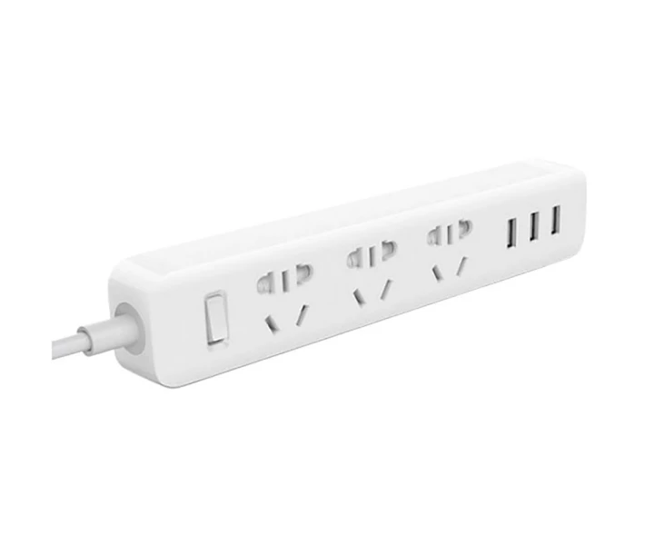 Фото - мережевий фільтр Фільтр мережі Xiaomi Mi Power Strip White (3 розетки + 3 USB) (6934177700866) (82819)