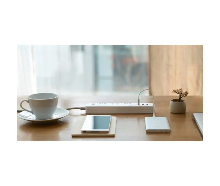 Фото - мережевий фільтр Фільтр мережі Xiaomi Mi Power Strip White (3 розетки + 3 USB) (6934177700866) (82819)