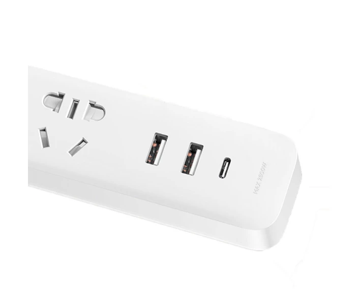 Фото - мережевий фільтр Мережевий фільтр-подовжувач Xiaomi Mi Power Strip 20W Fast Charging (2A1C) CN [73193]