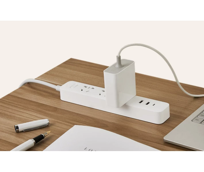 Фото - мережевий фільтр Мережевий фільтр-подовжувач Xiaomi Mi Power Strip 20W Fast Charging (2A1C) CN [73193]