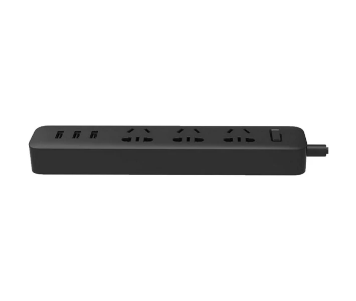 Фото - мережевий фільтр Подовжувач Xiaomi Mi Power Strip 3 розетки + 3 USB-port Black (NRB4002CN) [15501]