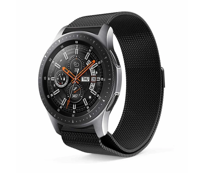 Фото - аксессуар до смарт-годинниа Ремінець DK Metal Milanese Loop Magnetic для Samsung Galaxy Watch 46/R800/22mm (black)
