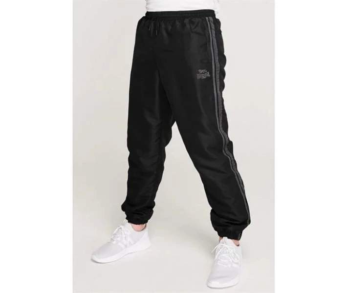 Фото - чоловічі спортивні штани Спортивні штани Lonsdale 2 Stripe Black / Charcoal 4XL
