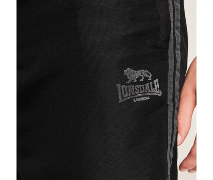 Фото - чоловічі спортивні штани Спортивні штани Lonsdale 2 Stripe Black / Charcoal 4XL