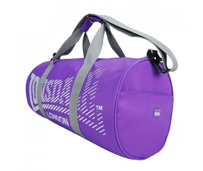 Фото - жіночу сумку Сумка Lonsdale Barrel Bag Purple / Grey Універсальний