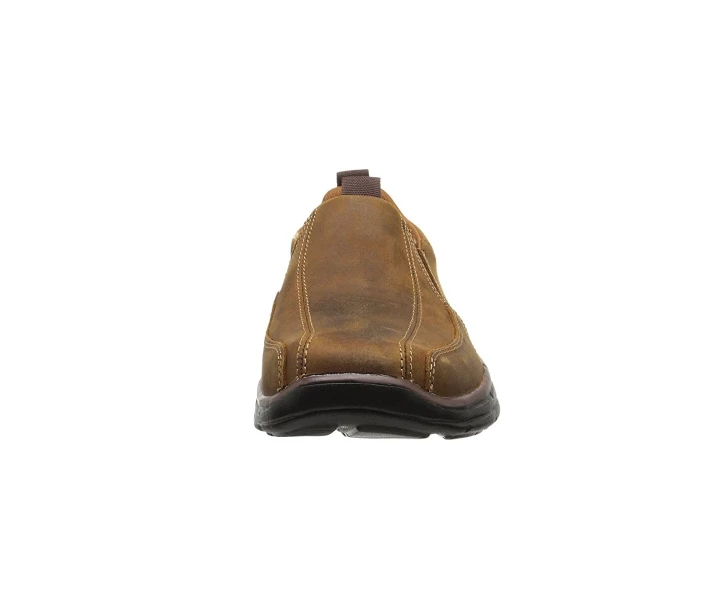 Фото - чоловічий сліпон Сліпони Skechers Glides Dockland Dark Brown 42.5