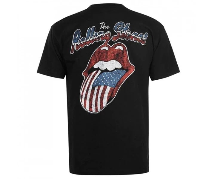 Фото - чоловічу футболку Футболка Official Official Rolling Stones USA Tongue FB S