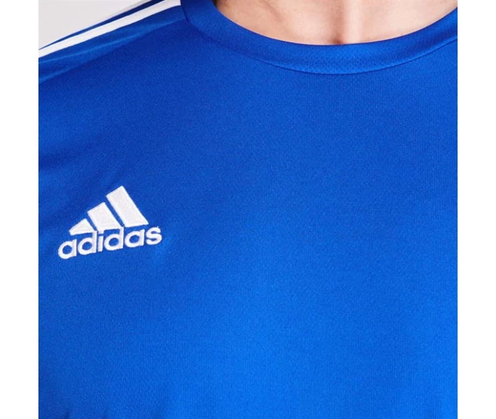 Фото - чоловічу футболку Футболка adidas 3 Stripe Sereno Bold Blue/White XXL