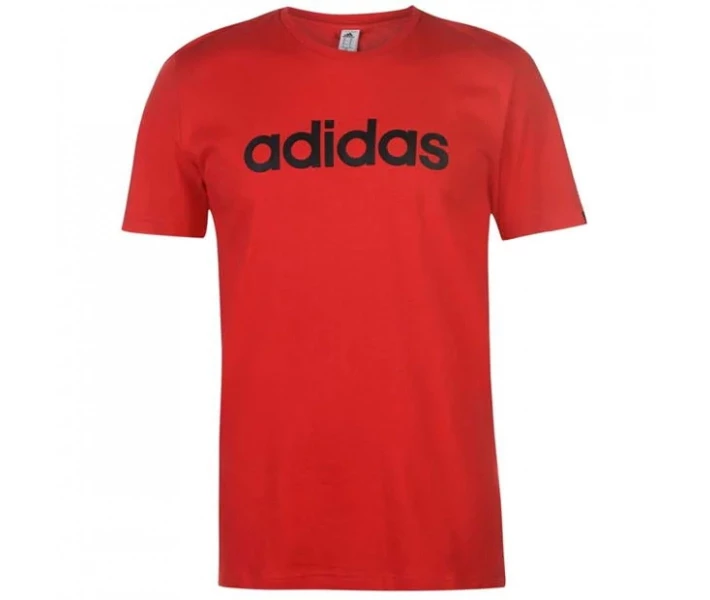 Фото - чоловічу футболку Футболка adidas Linear Logo LtScarlet/Black XL