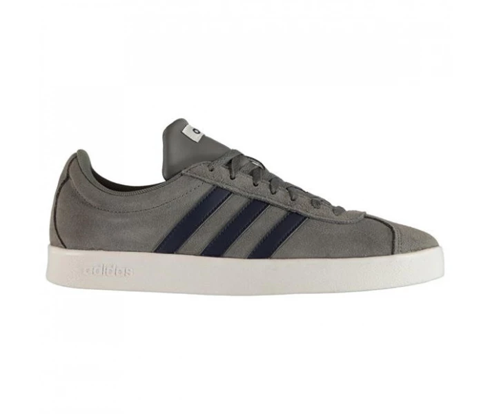 Фото - чоловічий кросівок Кросівки adidas VL Court 2 Suede Grey/Navy/Wht 40