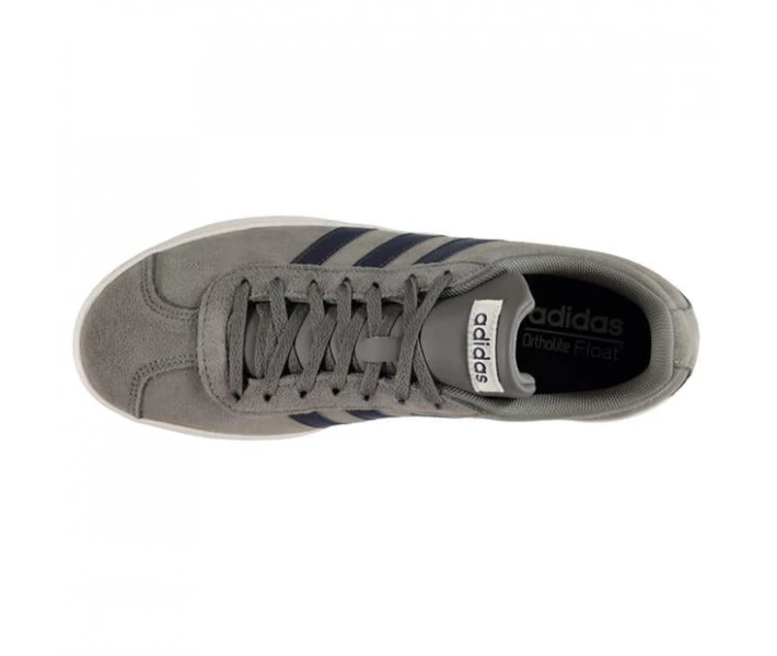 Фото - чоловічий кросівок Кросівки adidas VL Court 2 Suede Grey/Navy/Wht 40