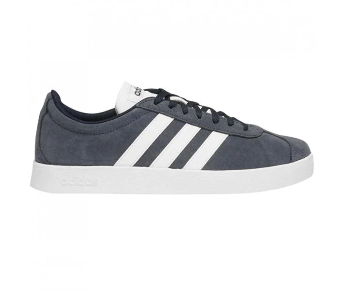Фото - чоловічий кросівок Кросівки adidas VL Court 2 Suede Navy/White 39.3
