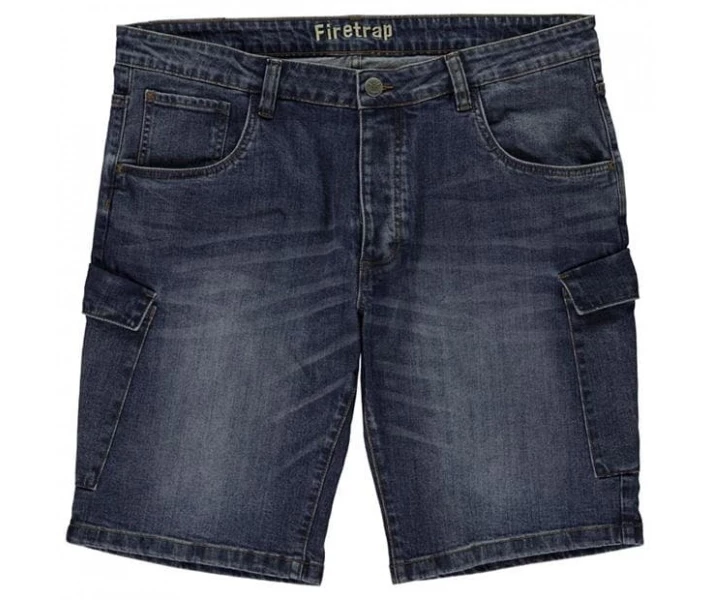 Фото - чоловічі шорти Шорти Firetrap Fulham Blue 50W 32L