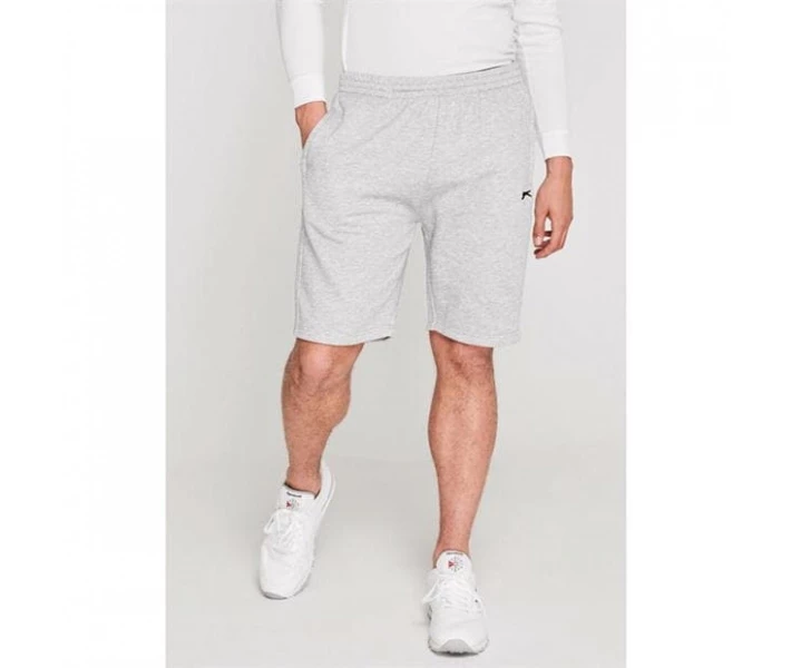 Фото - чоловічі шорти Шорти Slazenger Fleece Grey Marl XXL
