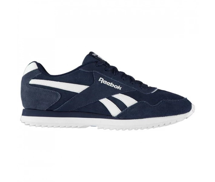 Фото - чоловічий кросівок Кросівки Reebok Royal Glide Ripple Suede Navy/White 42.5