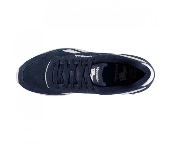 Фото - чоловічий кросівок Кросівки Reebok Royal Glide Ripple Suede Navy/White 42.5