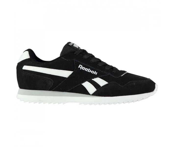 Фото - чоловічий кросівок Кросівки Reebok Royal Glide Ripple Suede Black/Wht/Grey 44.5