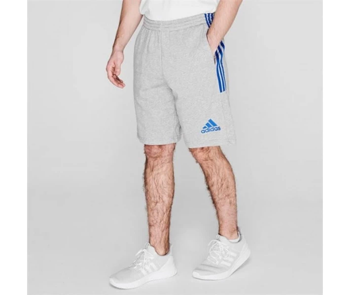 Фото - чоловічі шорти Шорти adidas 3S Jersey s MedGrey/Blue L