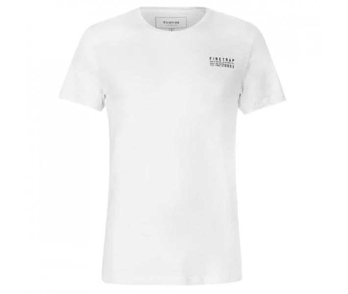 Фото - чоловічу футболку Футболка Firetrap Trek White XXL