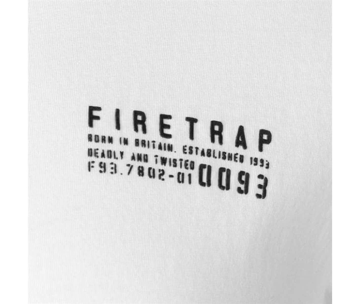 Фото - чоловічу футболку Футболка Firetrap Trek White XXL