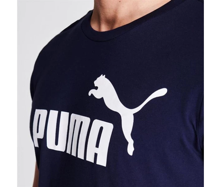 Фото - чоловічу футболку Футболка Puma No 1 Logo Peacoat L