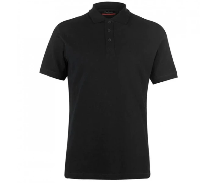 Фото - чоловіче поло Поло Pierre Cardin Plain Black S