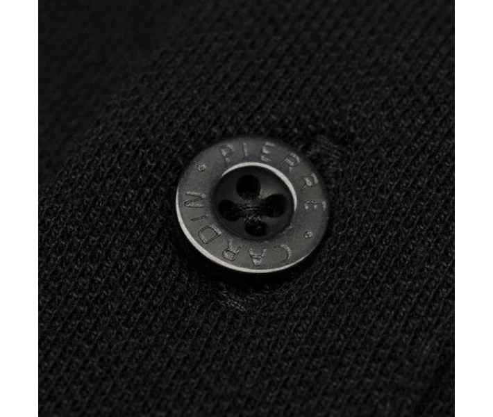 Фото - чоловіче поло Поло Pierre Cardin Plain Black S