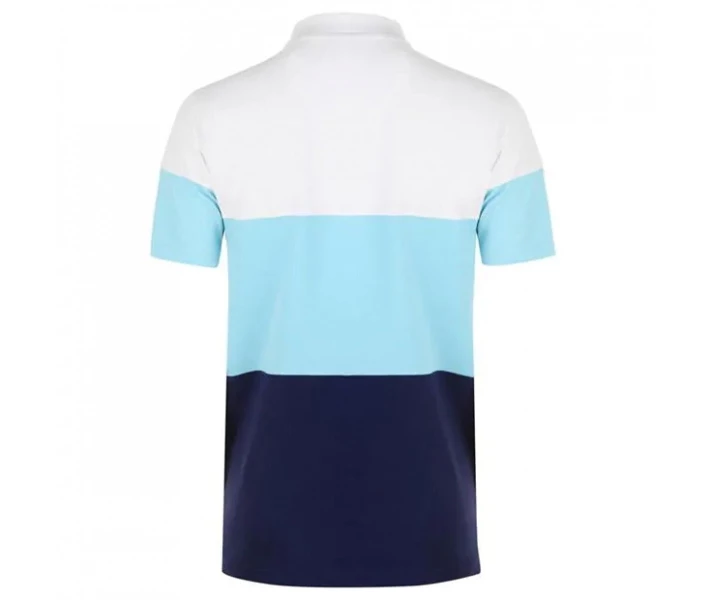 Фото - чоловіче поло Поло Pierre Cardin Cut and Sew Printed Wht/Sky/Navy XL