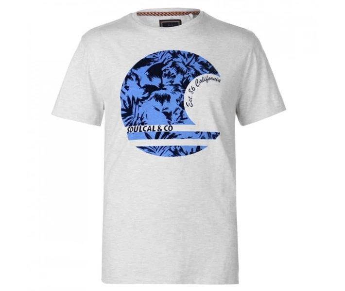 Фото - чоловічу футболку Футболка SoulCal Fashion Ash Marl XXL