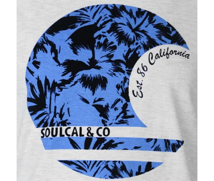 Фото - чоловічу футболку Футболка SoulCal Fashion Ash Marl XXL