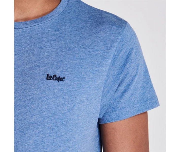 Фото - чоловічу футболку Футболка Lee Cooper Cooper Essentials Crew Neck Sky Blue M L