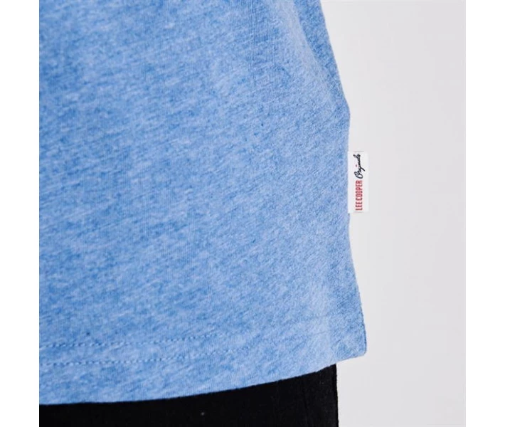 Фото - чоловічу футболку Футболка Lee Cooper Cooper Essentials Crew Neck Sky Blue M L