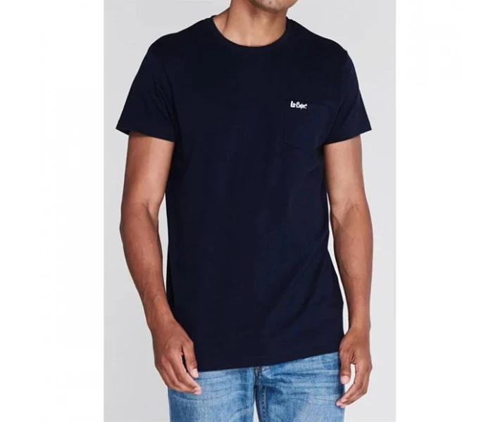 Фото - чоловічу футболку Футболка Lee Cooper Essentials Pocket Navy M