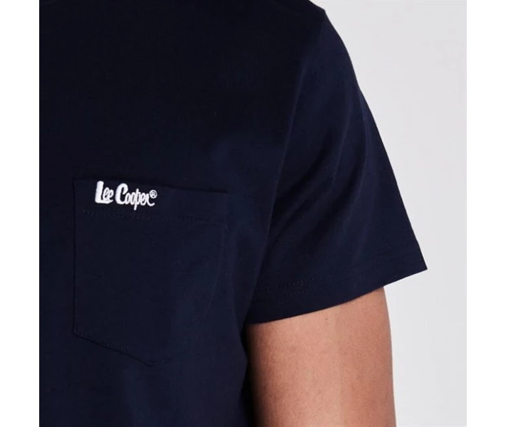 Фото - чоловічу футболку Футболка Lee Cooper Essentials Pocket Navy M