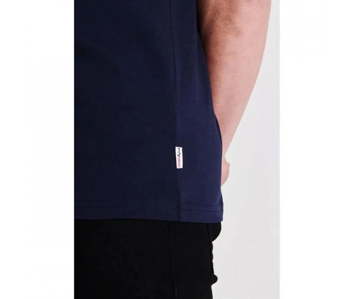 Фото - чоловічу футболку Футболка Lee Cooper Essentials 3 Button Navy L