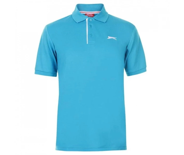 Фото - чоловіче поло Поло Slazenger Plain Bright Blue/Wht XS