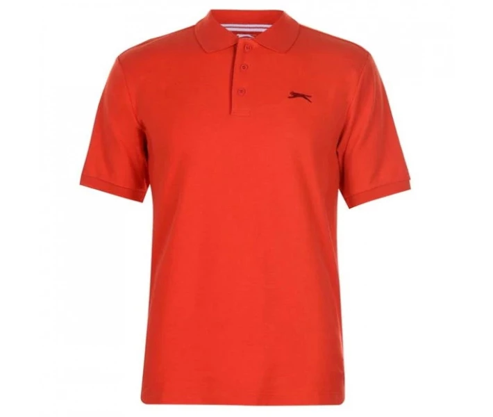 Фото - чоловіче поло Поло Slazenger Plain Poppy Red XL