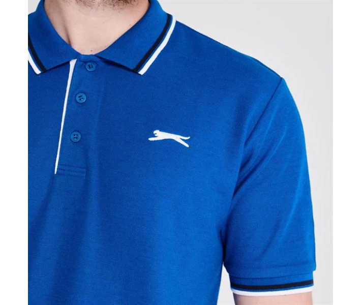 Фото - чоловіче поло Поло Slazenger Tipped Royal S