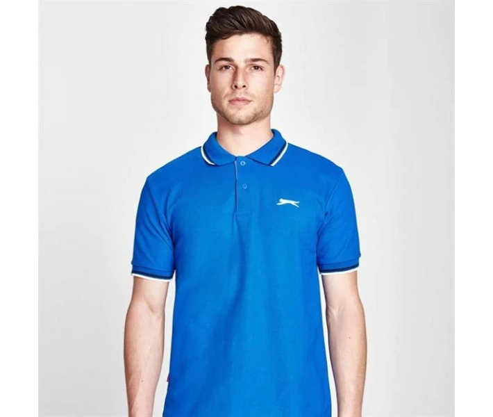 Фото - чоловіче поло Поло Slazenger Tipped Royal S