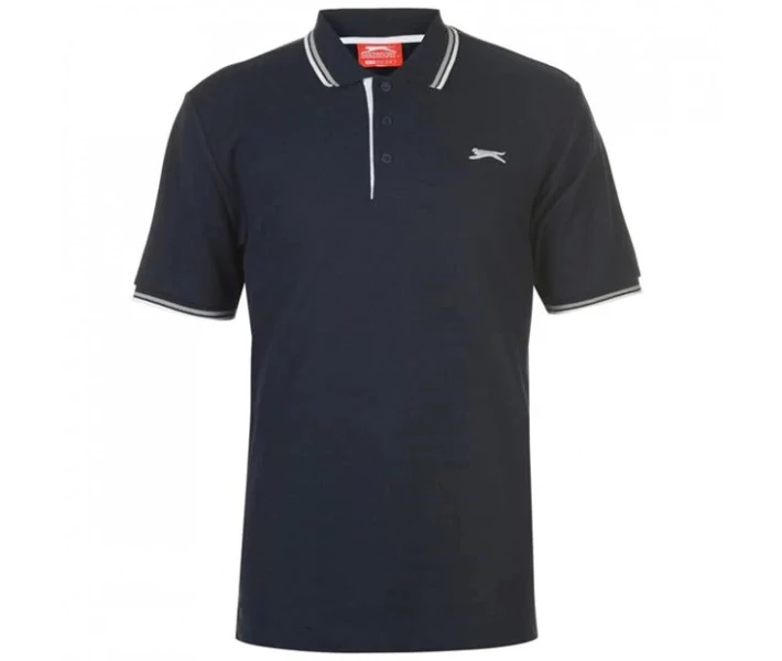 Фото - чоловіче поло Поло Slazenger Tipped Navy XXL