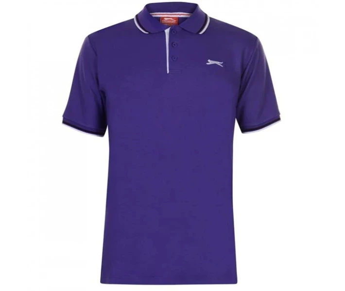 Фото - чоловіче поло Поло Slazenger Tipped Purple S