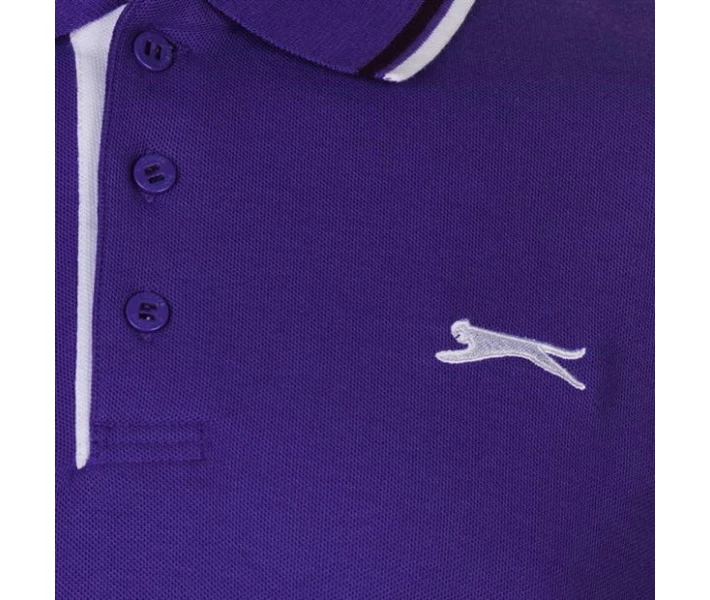 Фото - чоловіче поло Поло Slazenger Tipped Purple S