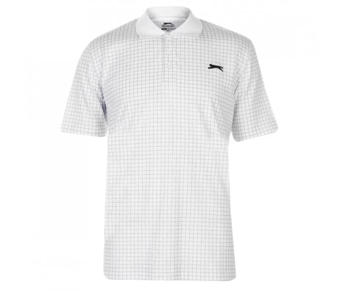 Фото - чоловіче поло Поло Slazenger Check Golf White 4XL